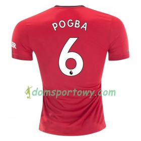 Koszulka Manchester United Paul Pogba 6 Domowe Koszulki Piłkarskie 2019-2020 Krótki Rękaw